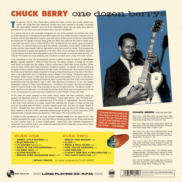 Chuck Berry - One Dozen Berrys (LP) Cover Arts and Media | Records on Vinyl