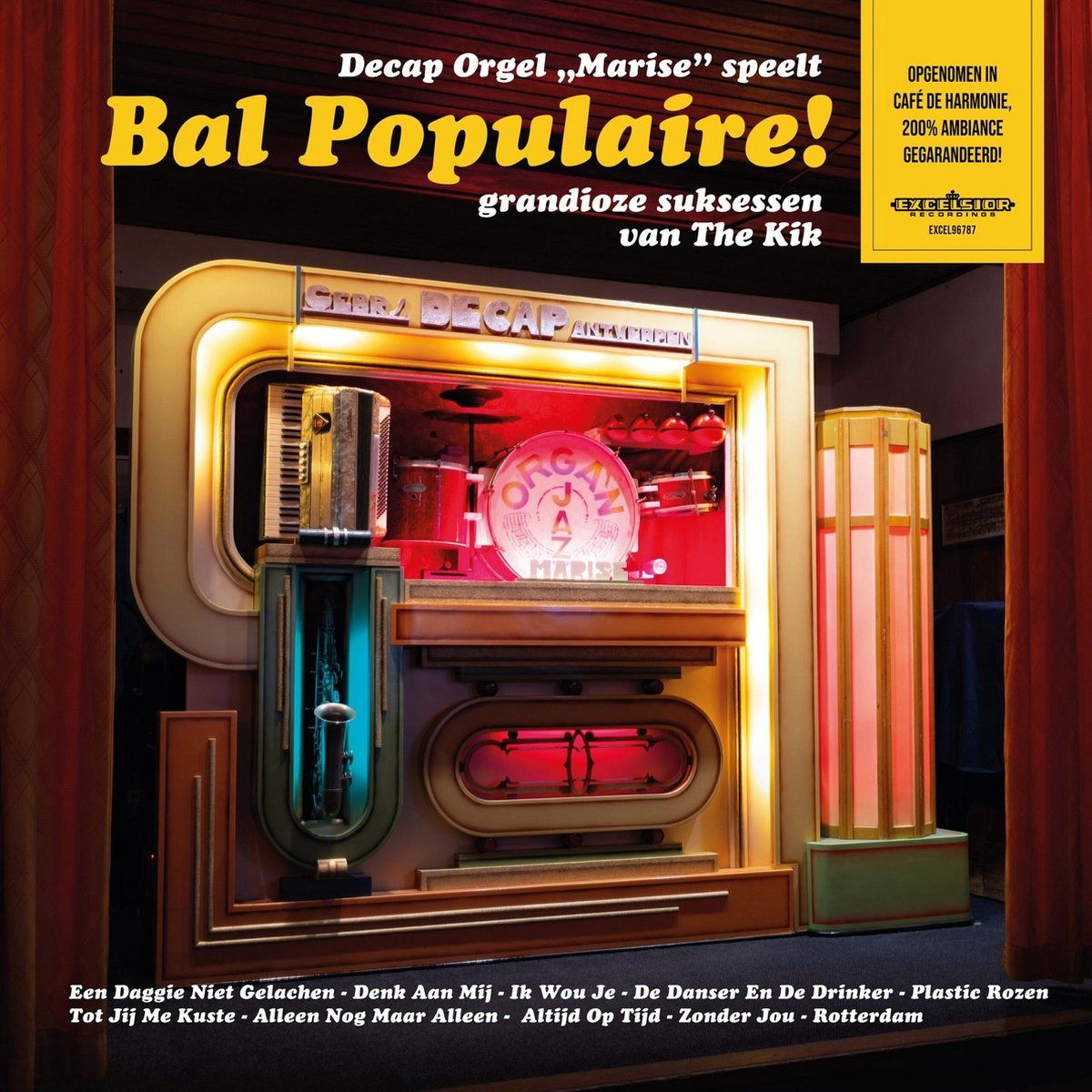 Kik - Decap Orgel Marise Speelt Bal Populaire! (LP) Cover Arts and Media | Records on Vinyl