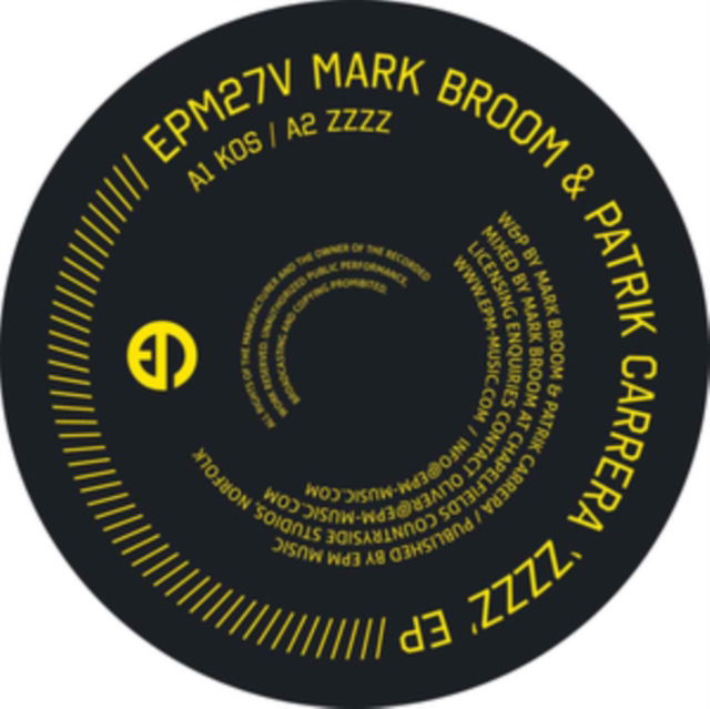 Mark & Various Artists Broom - Zzzz Ep (Single) Cover Arts and Media | Records on Vinyl