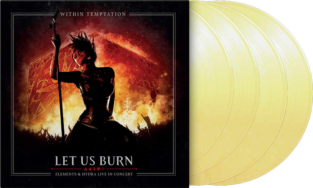 Within Temptation - Let Us Burn: Elements & Hydra Live In Concert (4 LPs) Cover Arts and Media | Records on Vinyl