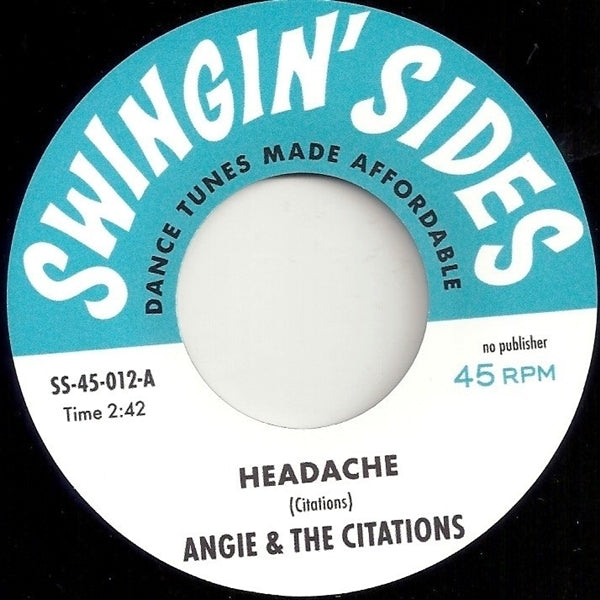  |  7" Single | Angie & the Citations/Nocturnes - Headache / Journey To the Stars (Single) | Records on Vinyl