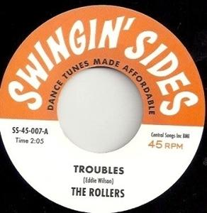 Rollers/Lmer Parker & the Light Lighters - Troubles / Look Out Baby (Single) Cover Arts and Media | Records on Vinyl