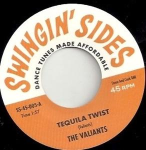 Valiants/the Shan-Tones - Tequila Twist/Sheba (Single) Cover Arts and Media | Records on Vinyl