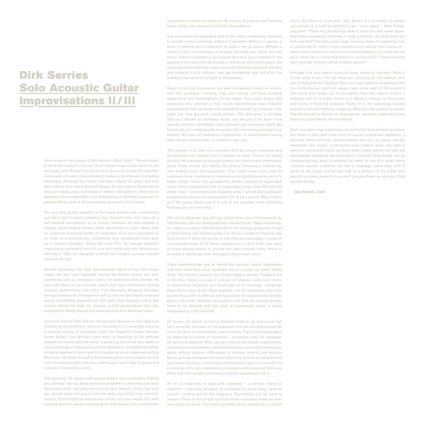  |   | Dirk Serries - Solo Acoustic Guitar Improvisations Ii & Iii (2 LPs) | Records on Vinyl