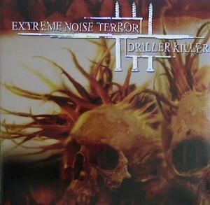 Extreme Noise Terror/Driller Killer - Split (Crust Brown) (LP) Cover Arts and Media | Records on Vinyl