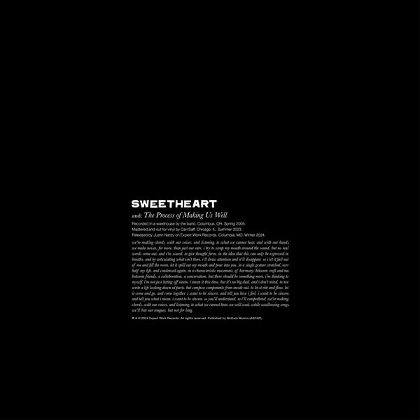  |   | Sweetheart - The Process of Making Us Well (Single) | Records on Vinyl