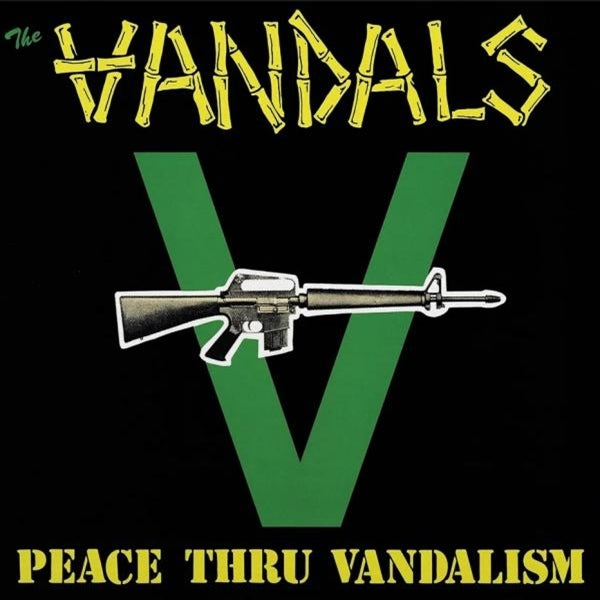  |  Vinyl LP | Vandals - Peace Thru Vandalism (LP) | Records on Vinyl