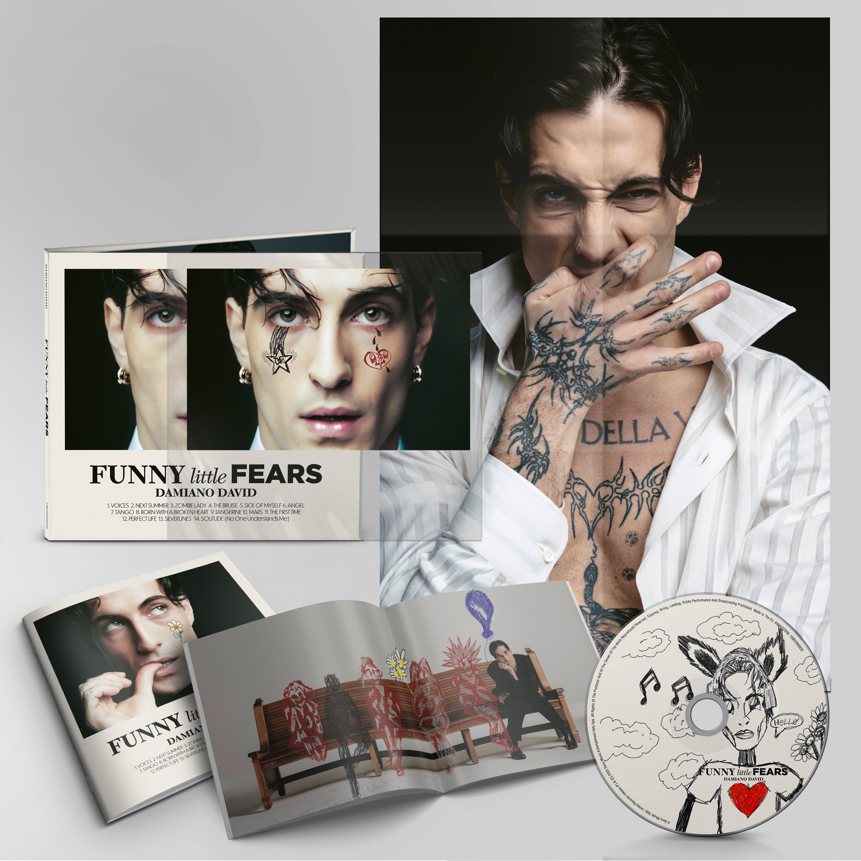  |  Vinyl LP | David Damiano - Funny Little Fears  (LP+CD) (Bundel) | Records on Vinyl