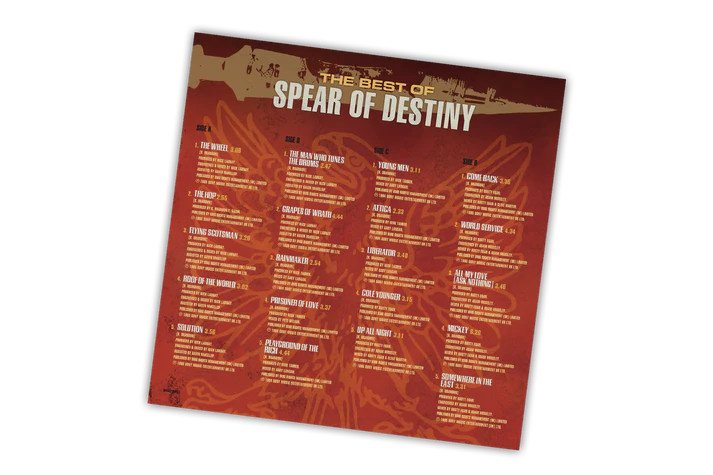  |   | Spear of Destiny - The Best of (2 LPs) | Records on Vinyl