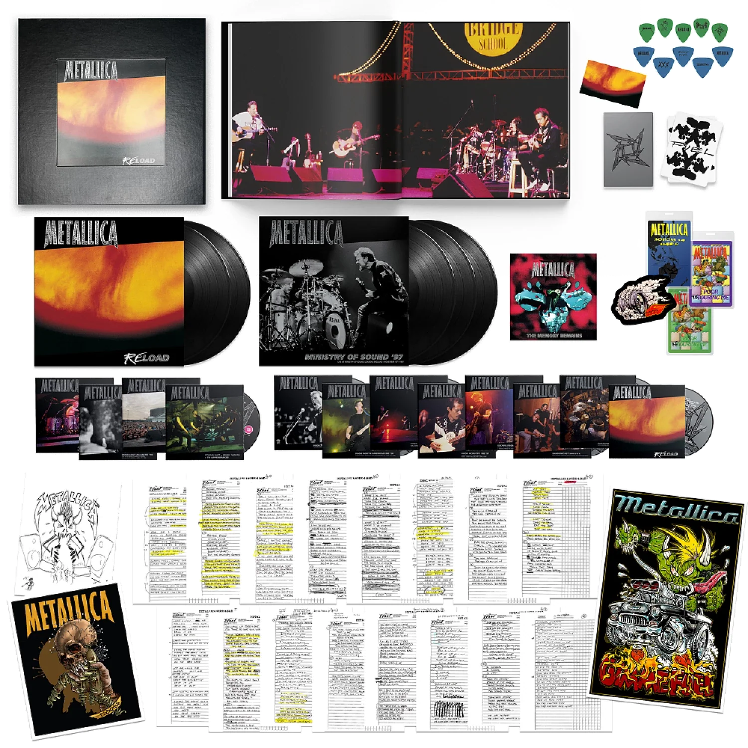  |  vinylboxset | Metallica - ReLoad (remastered Boxset) (5LP+7''Single+15Cd+4DVD) | Records on Vinyl