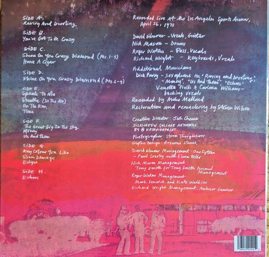  |  5 Vinyl LP | Pink Floyd - Live From the Los Angeles Sports Arena (RSD26)  (4-LP) | Records on Vinyl