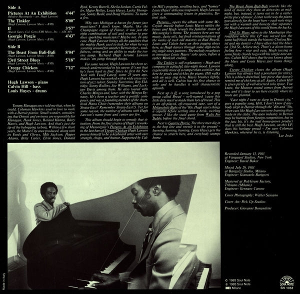 Hugh Lawson Trio - Colour |  Vinyl LP | Hugh Lawson Trio - Colour (LP) | Records on Vinyl