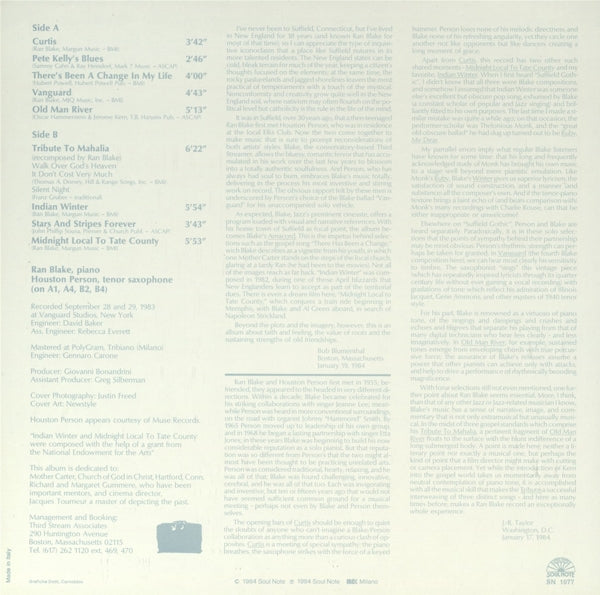 Blake/Person - Suffield Gothic |  Vinyl LP | Blake/Person - Suffield Gothic (LP) | Records on Vinyl