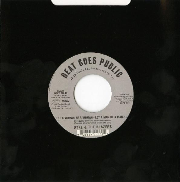  |  7" Single | Dyke & the Blazers - Black Boy (Single) | Records on Vinyl