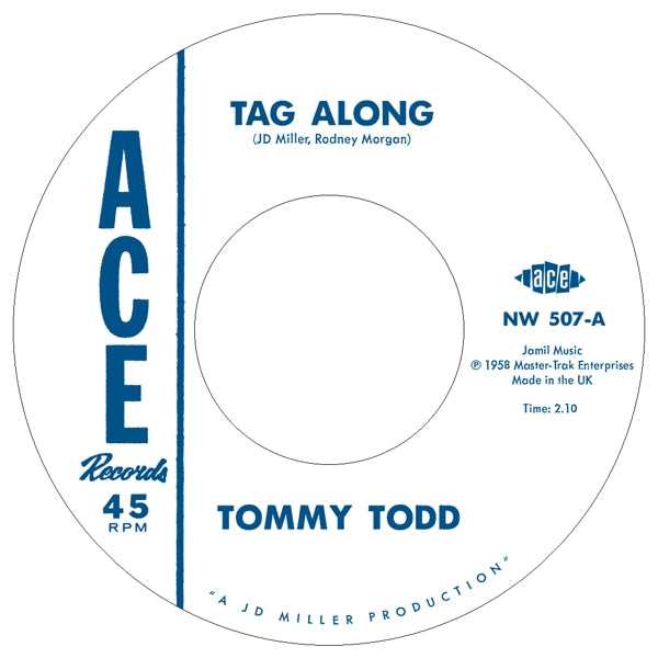  |  7" Single | Tommy/Wiley Jeffers Todd - Tag Along (Single) | Records on Vinyl