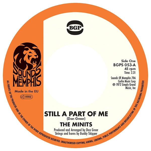  |   | Minits - Still a Part of Me (Single) | Records on Vinyl