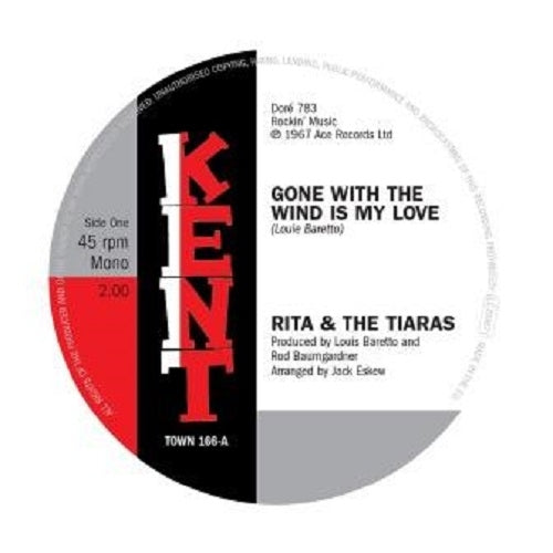  |  7" Single | Rita & the Tiaras/Dore Strings - Gone With the Wind is My Love (Single) | Records on Vinyl
