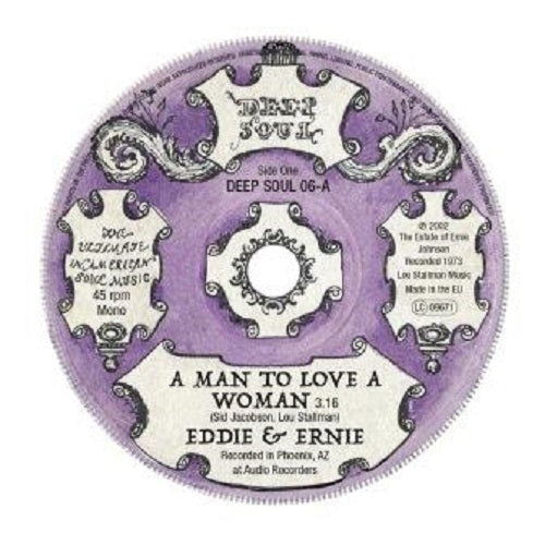  |  7" Single | Eddie & Ernie - A Man To Love a Woman/You Make My Life a Sunny Day (Single) | Records on Vinyl
