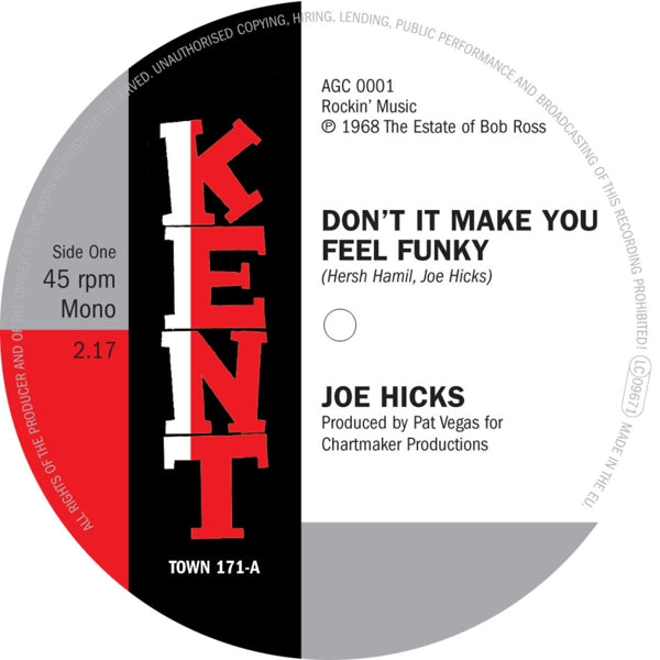  |  7" Single | Joe Hicks - Don't It Make You Feel Funky (Single) | Records on Vinyl