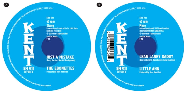 Ebonettes/Little Ann - Just A Mistake/Lean.. |  7" Single | Ebonettes/Little Ann - Just A Mistake/Lean.. (7" Single) | Records on Vinyl