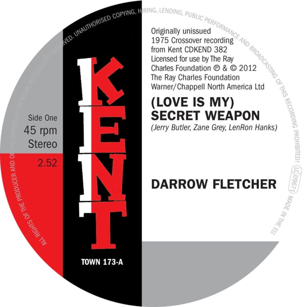  |  7" Single | Darrow Fletcher - Love is My Secret Weapon (Single) | Records on Vinyl