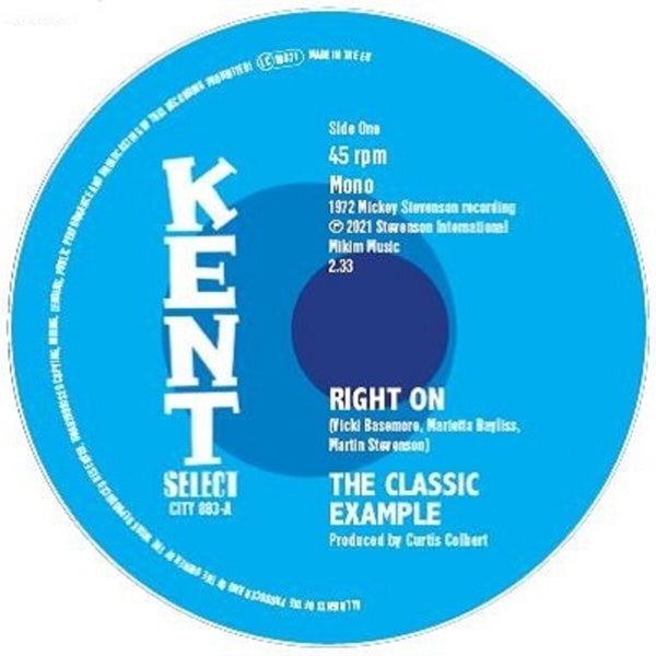  |  7" Single | Classic Example - Right On / I Found Me a Girl (Single) | Records on Vinyl