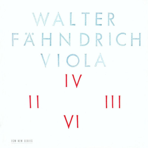  |  Vinyl LP | Walter Faehndrich - Viola (LP) | Records on Vinyl