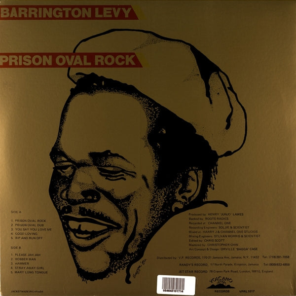 Barrington Levy - Prison Oval Rock |  Vinyl LP | Barrington Levy - Prison Oval Rock (LP) | Records on Vinyl