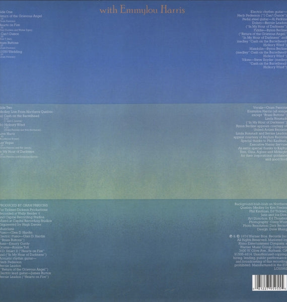 Gram Parsons - Grievous Angel |  Vinyl LP | Gram Parsons - Grievous Angel (LP) | Records on Vinyl