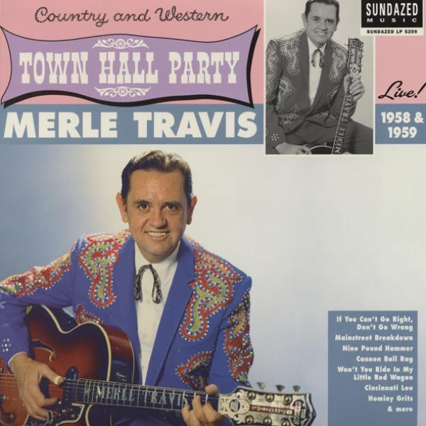 Merle Travis - Live At Town Hall 58/59 |  Vinyl LP | Merle Travis - Live At Town Hall 58/59 (LP) | Records on Vinyl