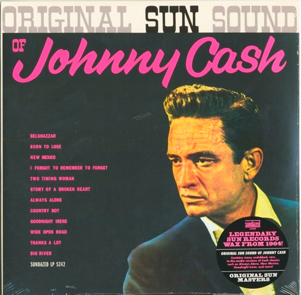 Johnny Cash - Original Sun Sound Of Joh |  Vinyl LP | Johnny Cash - Original Sun Sound Of Joh (LP) | Records on Vinyl