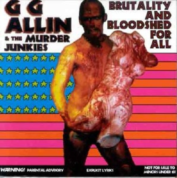 G.G. Allin & Murder Junk - Brutality & Bloodshed |  Vinyl LP | G.G. Allin & Murder Junk - Brutality & Bloodshed (LP) | Records on Vinyl