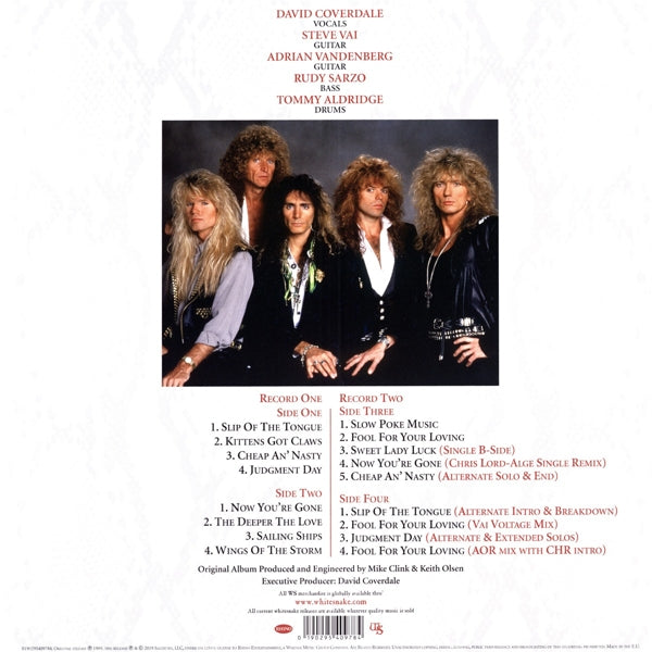 Whitesnake - Slip Of The..  |  Vinyl LP | Whitesnake - Slip Of The..  (2 LPs) | Records on Vinyl