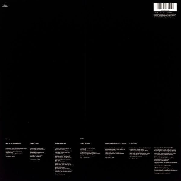 Pet Shop Boys - Introspective  |  Vinyl LP | Pet Shop Boys - Introspective  (LP) | Records on Vinyl