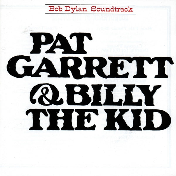 |  Vinyl LP | Bob Dylan - Pat Garrett & Billy the Kid (LP) | Records on Vinyl