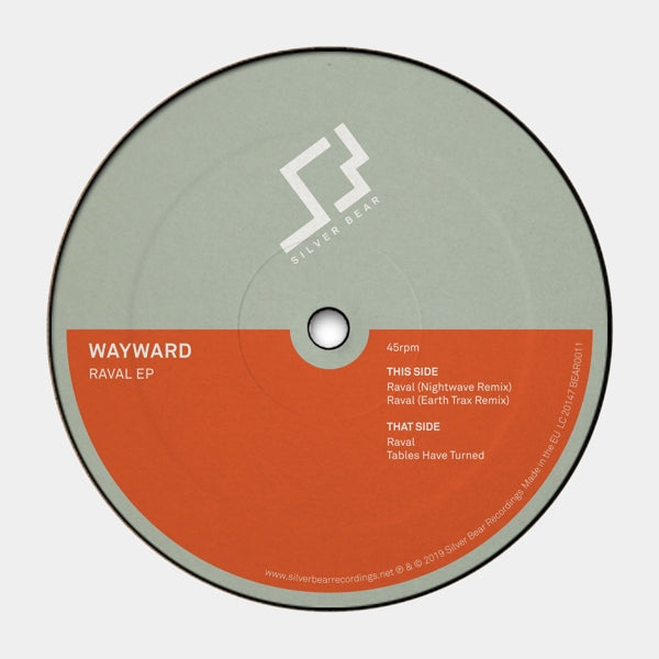  |  12" Single | Wayward - Raval (Single) | Records on Vinyl