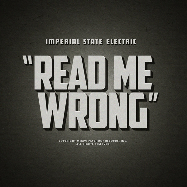 Imperial State Electric - Read Me Wrong  |  Vinyl LP | Imperial State Electric - Read Me Wrong  (LP) | Records on Vinyl