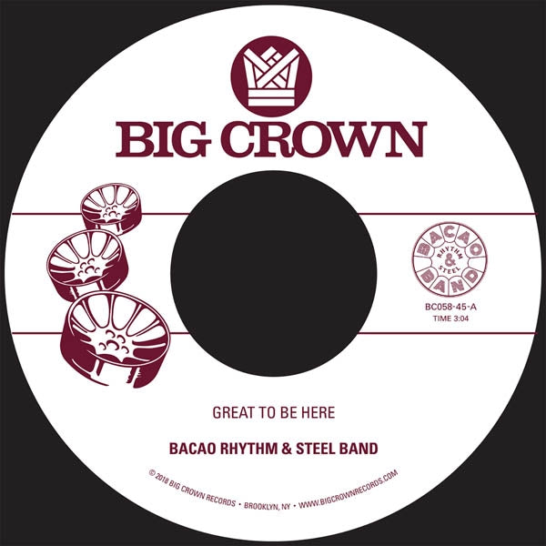  |  7" Single | Bacao Rhythm & Steel Band - Great To Be Here / All For Tha Cash (Single) | Records on Vinyl