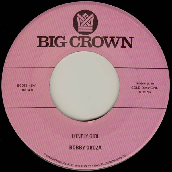 Bobby Oroza - Lonely Girl |  7" Single | Bobby Oroza - Lonely Girl (7" Single) | Records on Vinyl