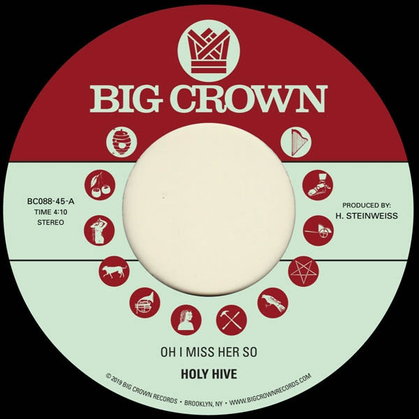Holy Hive - Oh I Miss Her So |  7" Single | Holy Hive - Oh I Miss Her So (7" Single) | Records on Vinyl