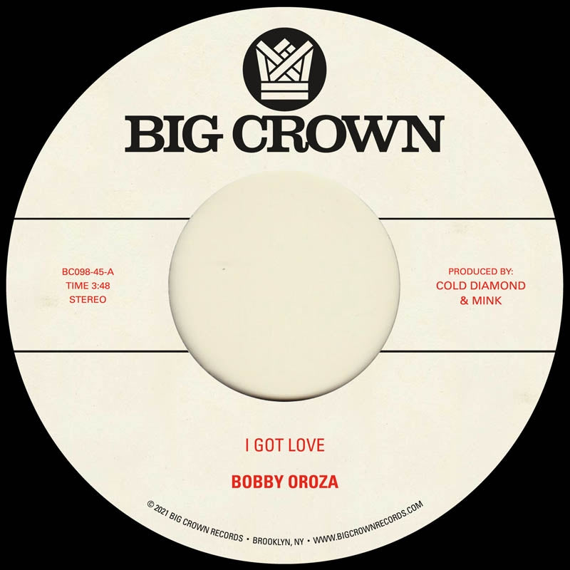 Bobby Oroza - I Got Love |  7" Single | Bobby Oroza - I Got Love (7" Single) | Records on Vinyl