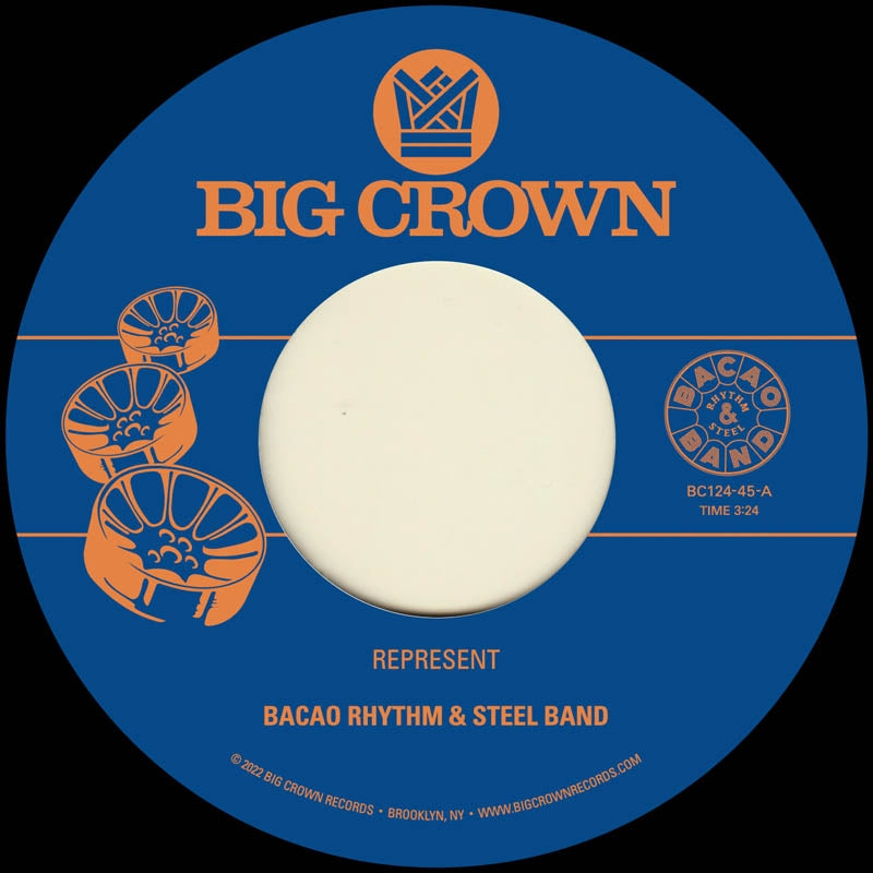  |  7" Single | Bacao Rhythm & Steel Band - Represent (Single) | Records on Vinyl