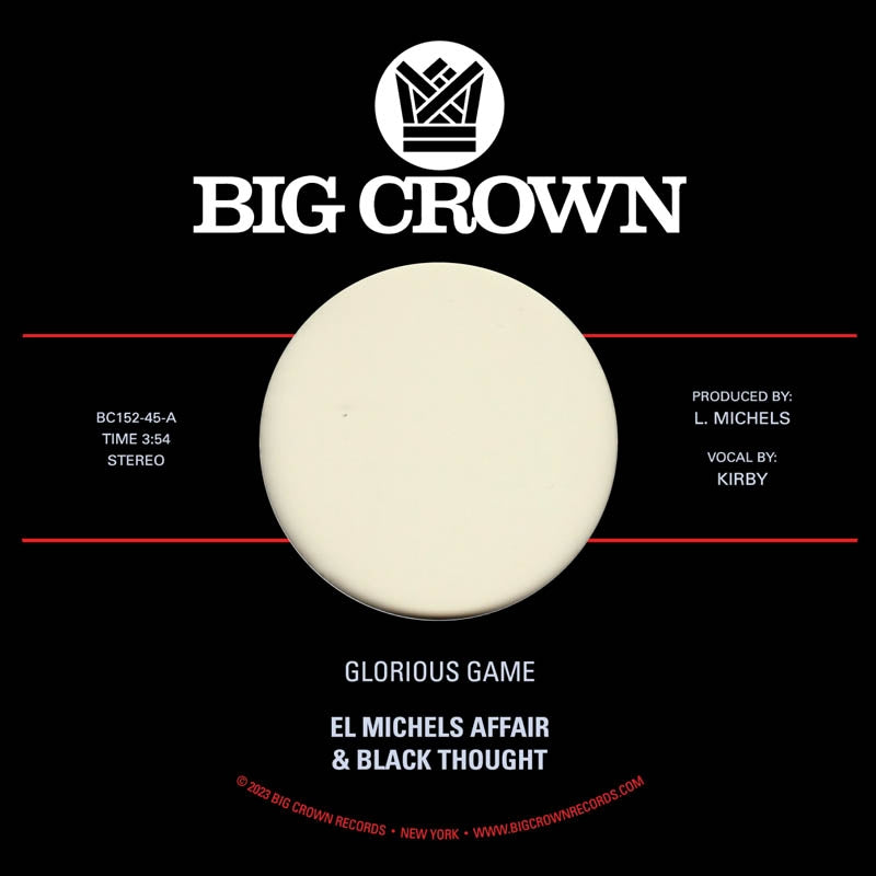  |  7" Single | El Michels Affair & Black Thought - Glorious Game (Single) | Records on Vinyl