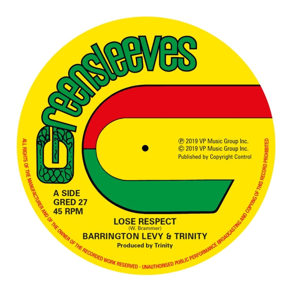  |  12" Single | Barrington Levy - Lose Respect (Single) | Records on Vinyl