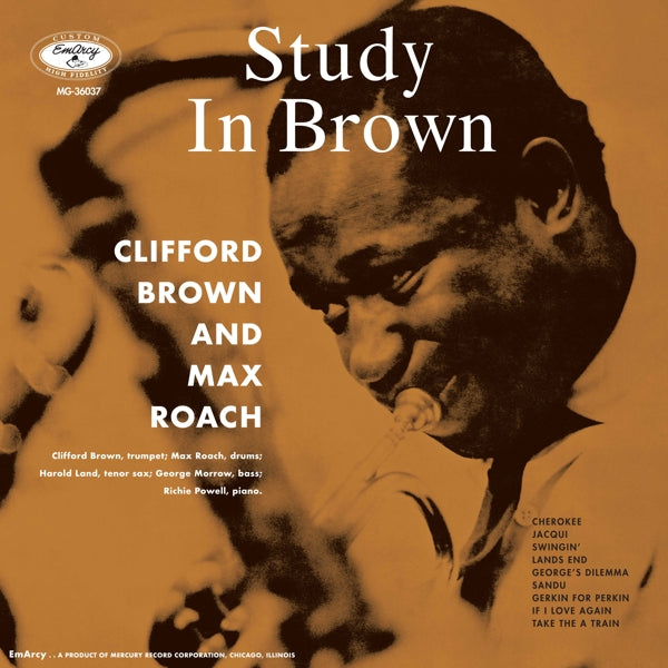 Clifford Brown & Max Roa - A Study In Brown  |  Vinyl LP | Clifford Brown & Max Roa - A Study In Brown  (LP) | Records on Vinyl