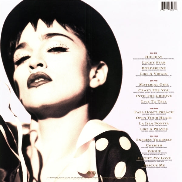 Madonna - Immaculate Collection |  Vinyl LP | Madonna - Immaculate Collection (2 LPs) | Records on Vinyl