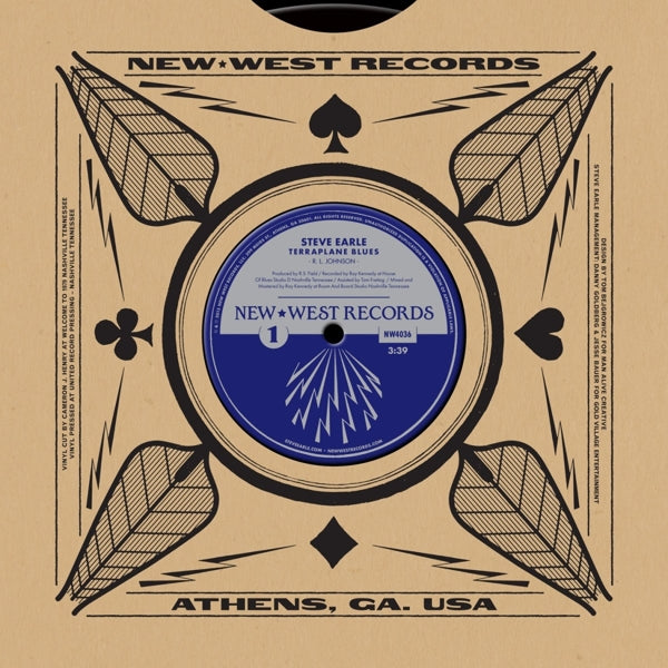  |  12" Single | Steve/Robert Johnson Earle - Terraplane Blues (Single) | Records on Vinyl