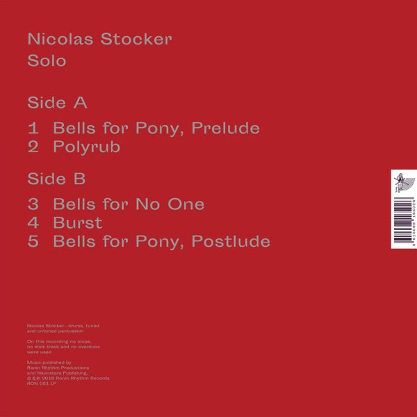 Nicolas Stocker - Solo |  Vinyl LP | Nicolas Stocker - Solo (LP) | Records on Vinyl