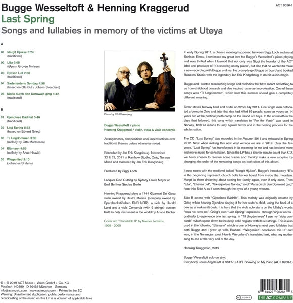 Bugge Wesseltoft - Last Spring  |  Vinyl LP | Bugge Wesseltoft - Last Spring  (LP) | Records on Vinyl