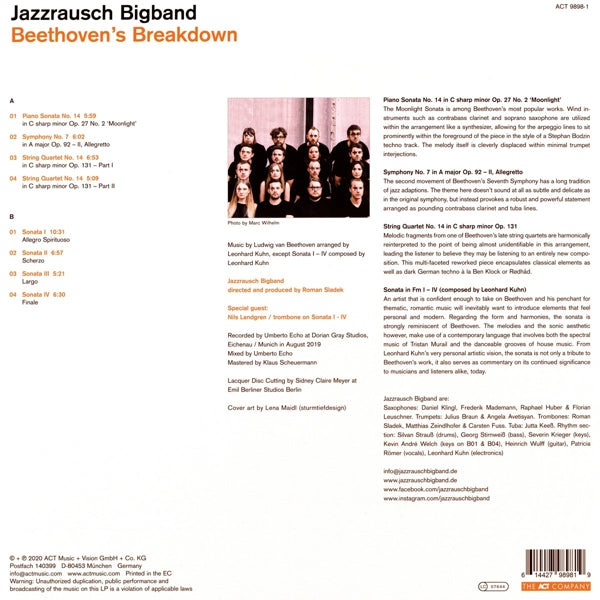 Jazzrausch Bigband - Beethoven's..  |  Vinyl LP | Jazzrausch Bigband - Beethoven's..  (LP) | Records on Vinyl